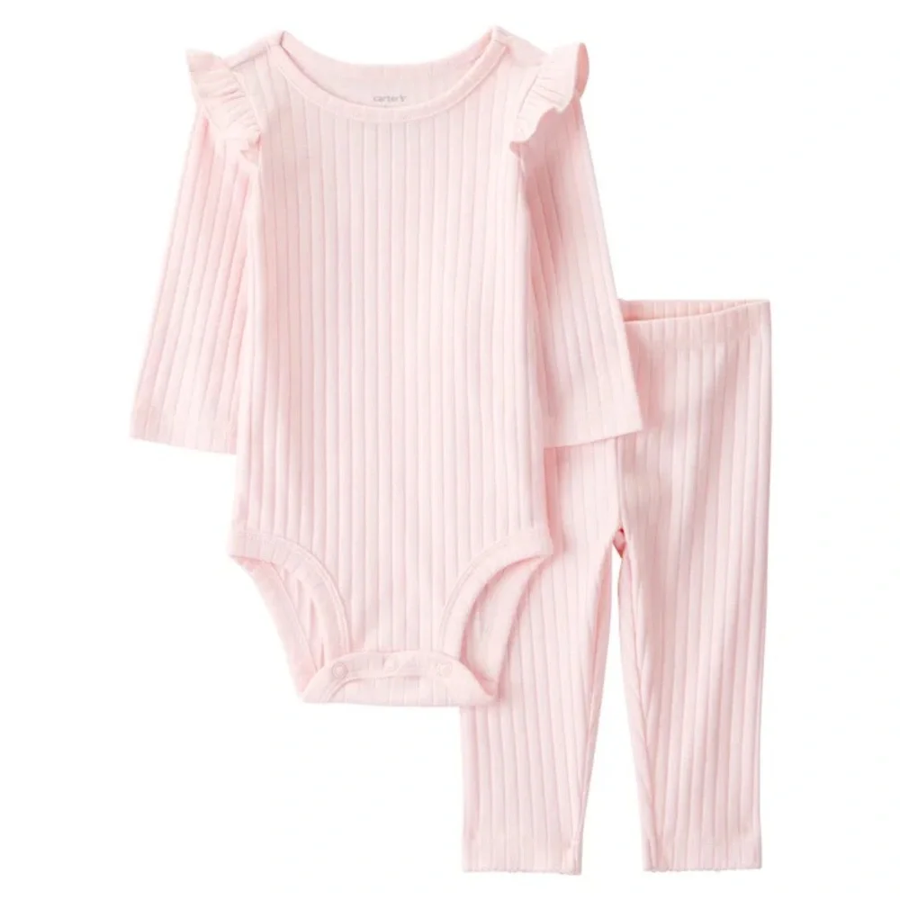 NWT Carter's Baby 4-piece Layette Set in Blue (Floral) Size 12M / 18M / 24M